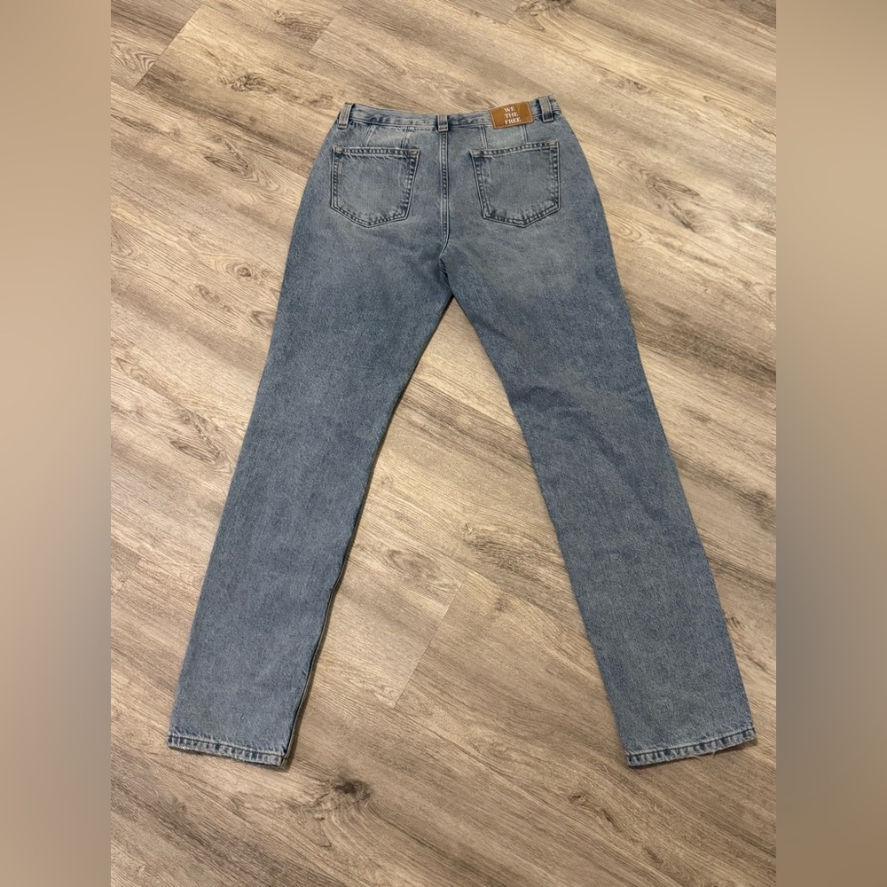 NEW Free People We The Free CRVY Gia Wide-Leg Jeans Light Wash Size 26/2 US $128 - Picture 12 of 15